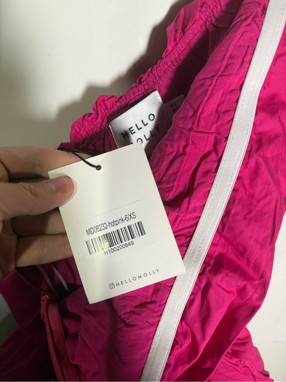 Hello Molly ATTENTION SNATCH MINI DRESS PINK Sleeveless Size 2 NWT Lined - Picture 8 of 9